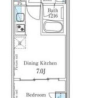 1DK Apartment to Rent in Chuo-ku Floorplan