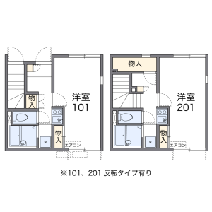 橫須賀市田戸台-1K公寓 房屋格局