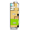 2K Apartment to Rent in Edogawa-ku Floorplan