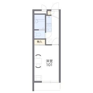 1K Mansion in Junocho - Saitama-shi Omiya-ku Floorplan