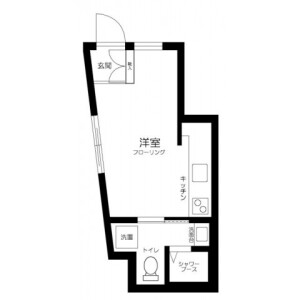 1R Apartment in Minamiaoyama - Minato-ku Floorplan