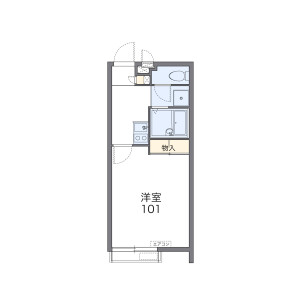 1K Mansion in Ganaha - Tomigusuku-shi Floorplan