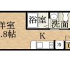 1R Apartment to Rent in Osaka-shi Kita-ku Floorplan