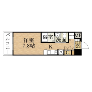 1R Mansion in Nishitemma - Osaka-shi Kita-ku Floorplan