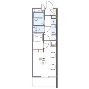 1K Mansion in Mozuakahatacho - Sakai-shi Kita-ku Floorplan