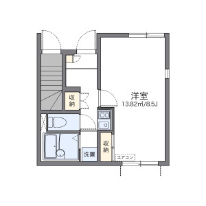 1K Apartment in Kamijujo - Kita-ku Floorplan