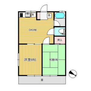 2DK Apartment in Nakane - Meguro-ku Floorplan