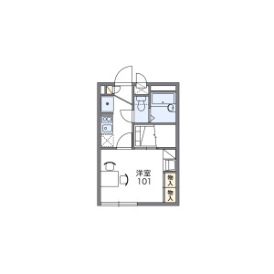 1K Apartment in Motogo - Kawaguchi-shi Floorplan