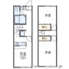2DK Apartment to Rent in Yaizu-shi Floorplan