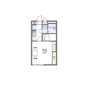 1K Apartment in Amagawashimmachi - Takatsuki-shi Floorplan