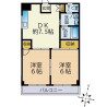 2DK Apartment to Rent in Higashimurayama-shi Floorplan