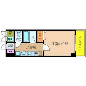 1K Mansion in Ebisuhigashi - Osaka-shi Naniwa-ku Floorplan