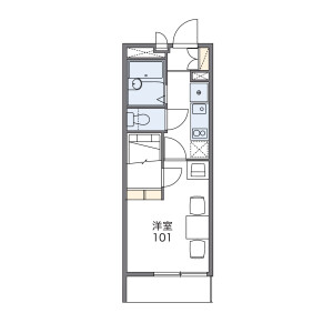 1K Mansion in Nakagawacho - Takatsuki-shi Floorplan