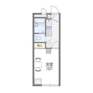 1K Apartment in Minamimagome - Ota-ku Floorplan
