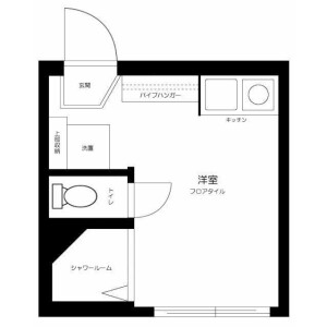 1R Apartment in Takadanobaba - Shinjuku-ku Floorplan