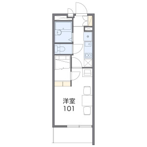 1K Mansion in Yodonoharacho - Takatsuki-shi Floorplan