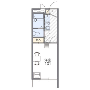 1K Mansion in Amakoda - Nagoya-shi Moriyama-ku Floorplan