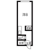 1K Apartment to Rent in Sapporo-shi Teine-ku Floorplan