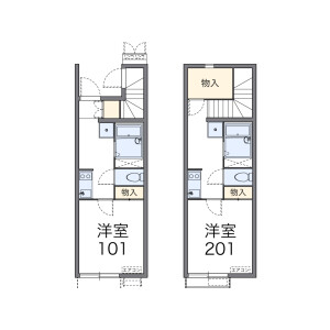 1K Mansion in Terada - Joyo-shi Floorplan
