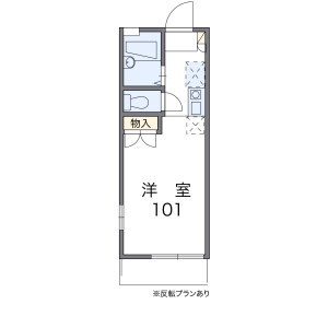 1K Apartment in Kamisukiawara - Nakakoma-gun Showa-cho Floorplan