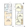 3LDK House to Rent in Shinjuku-ku Floorplan