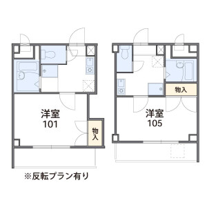 1K Mansion in Maesatocho - Yokohama-shi Minami-ku Floorplan