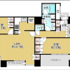 2LDK Apartment to Buy in Osaka-shi Tennoji-ku Floorplan