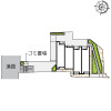 1K Apartment to Rent in Kita-ku Layout Drawing
