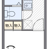 奈良市出租中的1K公寓 房屋格局
