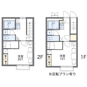 1K Apartment in Unane - Setagaya-ku Floorplan