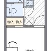 福冈市博多区出租中的1K公寓 房屋布局