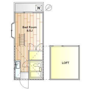 1R Apartment in Koyama - Shinagawa-ku Floorplan