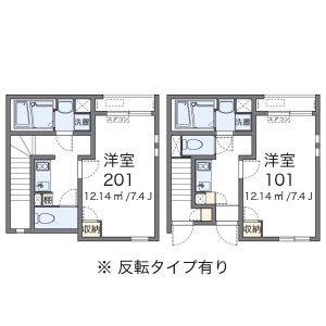 練馬區富士見台-1K公寓 房屋格局