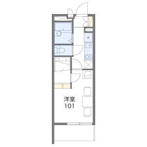 1K Mansion in Mibu shimomizocho - Kyoto-shi Nakagyo-ku Floorplan
