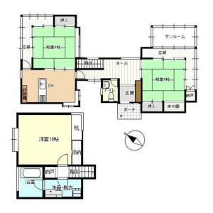 3LDK {building type} in Yawatano - Ito-shi Floorplan