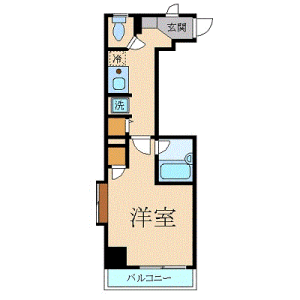 1K Mansion in Yushima - Bunkyo-ku Floorplan