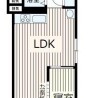 1LDK Apartment to Buy in Nakano-ku Floorplan