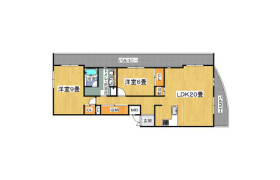 2LDK Mansion in Saiwaicho - Osaka-shi Naniwa-ku