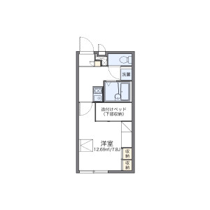 1K Apartment in Miyakomachi - Isesaki-shi Floorplan