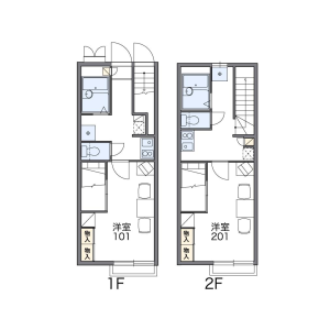 1K Apartment in Nonakaminami - Osaka-shi Yodogawa-ku Floorplan