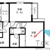 2DK Apartment to Rent in Shibuya-ku Floorplan