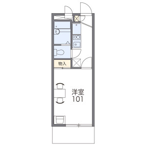 1K Mansion in Abiko - Osaka-shi Sumiyoshi-ku Floorplan