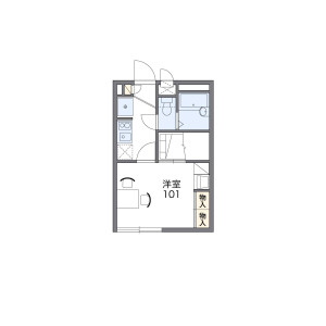 1K Apartment in Miyamae - Suginami-ku Floorplan