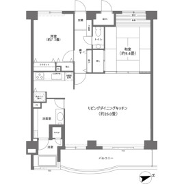 2LDK {building type} in Baiencho - Atami-shi Floorplan