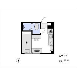 1R Mansion in Hanegi - Setagaya-ku Floorplan