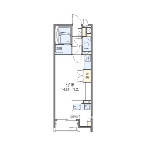 1R Apartment in Miyamaki - Kyotanabe-shi Floorplan