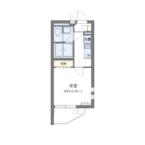 1K Mansion in Izumicho - Kokubunji-shi Floorplan