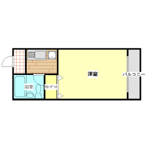 1R Mansion in Tanaka genkyocho - Kyoto-shi Sakyo-ku Floorplan