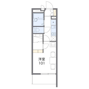 1K Mansion in Minamitakahamacho - Suita-shi Floorplan