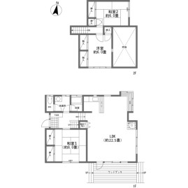 3LDK House in Nagakura - Kitasaku-gun Karuizawa-machi Floorplan